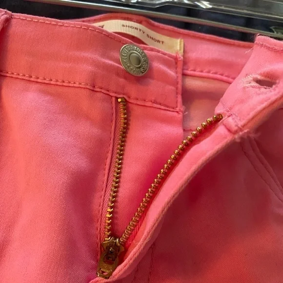 NWOT Girls Size 16 Reg Levi’s Pink Shorty Shorts - Picture 4 of 9